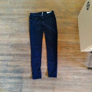 Black soft twill leggings Rag & Bone 27